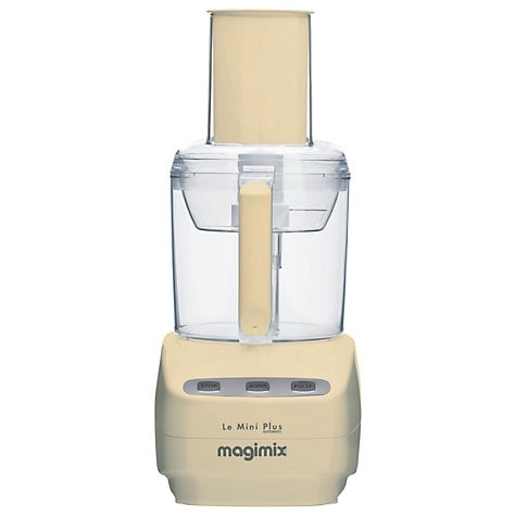 Le Mini Plus Food Processor with BlenderMix in Cream