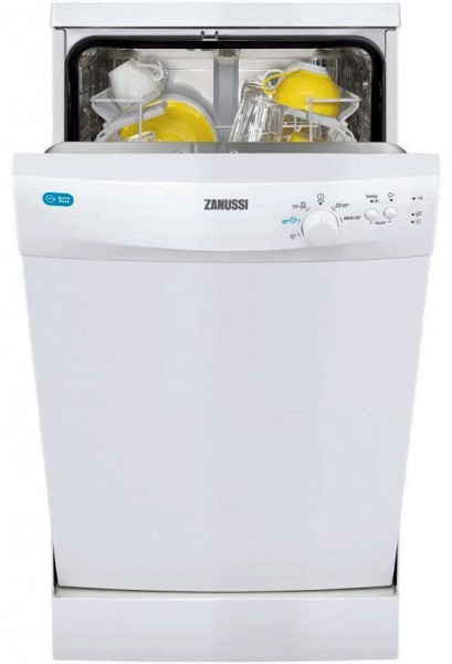 Zanussi ZDS12001WA Slimline 9 Place Setting Freestanding Dishwasher | White