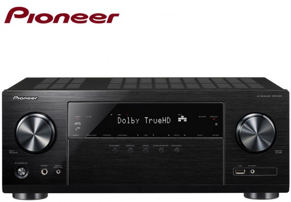 Pioneer VSX-831 5.1 Channel AV Receiver with 5x130 Watt 4K 6 HDMI ports WiFI & Bluetooth | Black