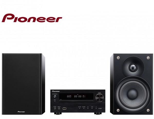 Pioneer X-HM51K Micro HiFi System with CD USB Bluetooth and iPhone 5 Direct Connection
