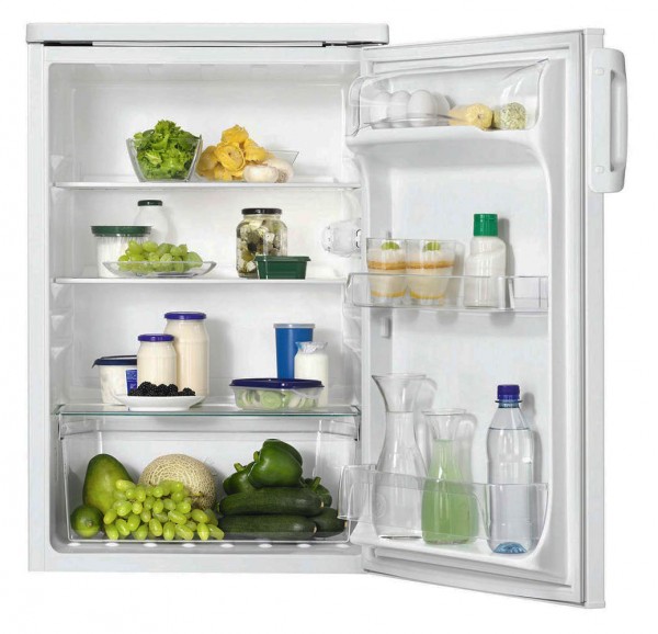 Zanussi ZRG16605WV Freestanding Larder Fridge, 55cm Wide | White