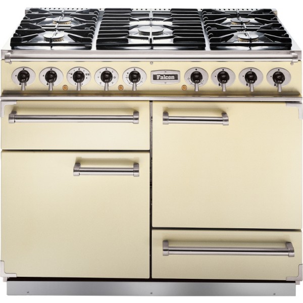 Falcon 1092 DX DF Cream Chrome 76850 Dual Fuel Range Cooker