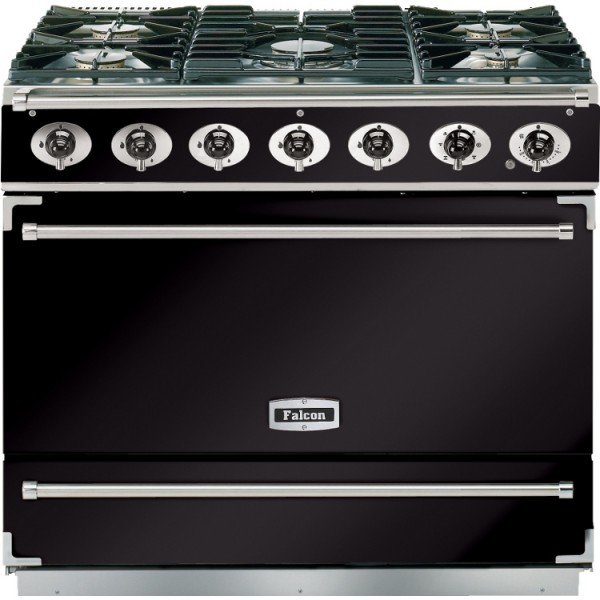 Falcon 900S DF Black Chrome 87380 Dual Fuel Range Cooker