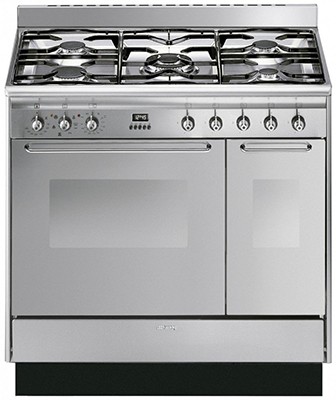 Smeg CC92MX9 Dual Fuel Range Cooker