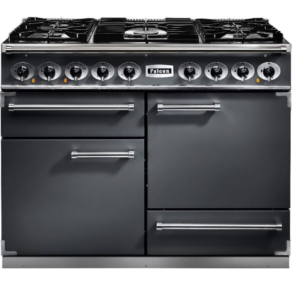 Falcon 1092 DX DF Slate Nickel 102240 Dual Fuel Range Cooker