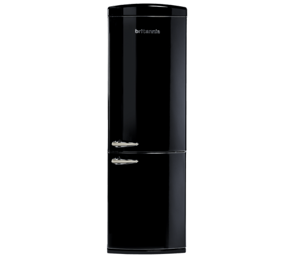 Britannia BREEZE RETRO F/F BLK Frost Free Fridge Freezer