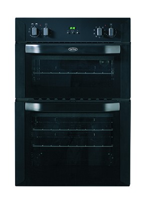 Belling Appliances Ltd BI 90 MF Blk Double Oven Electric