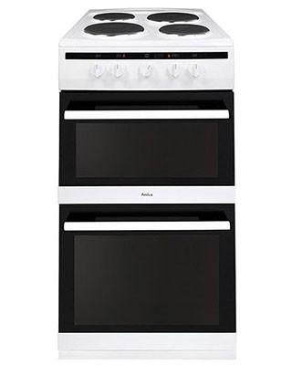 Amica 508TEE1W Whi Electric Cooker