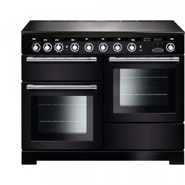 Rangemaster Encore Deluxe 110IND Black 117380 Electric Range Cooker