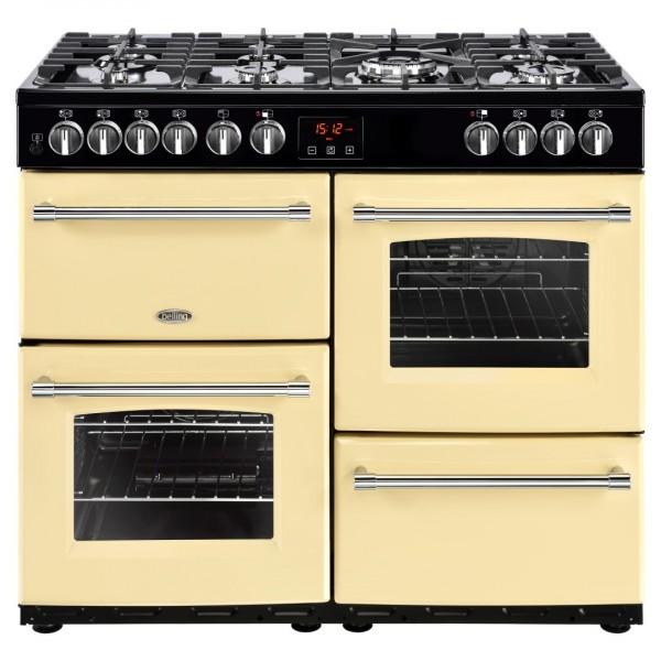 Belling Farmhouse 100Dft Crm Dual Fuel Range Cooker