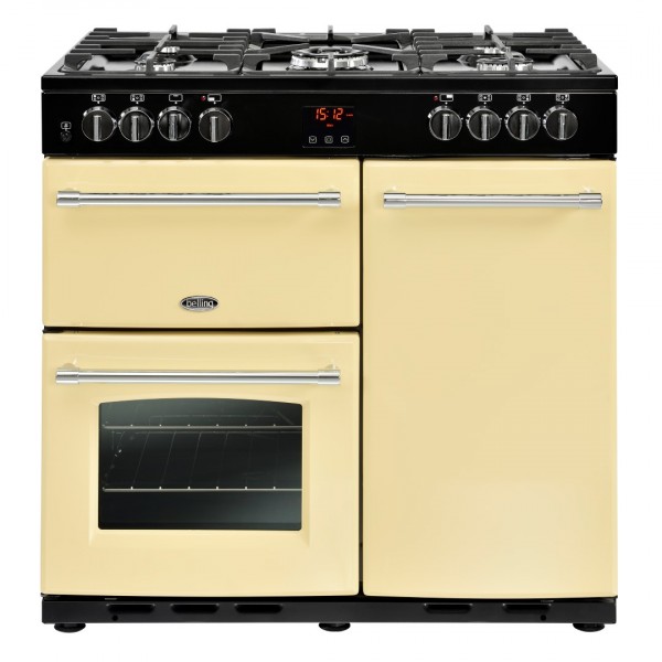 Belling Farmhouse 90Dft Crm Dual Fuel Range Cooker