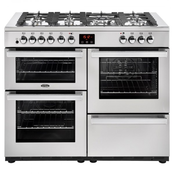 Belling Cookcentre 110Dft SS Professional Dual Fuel Range Cooker