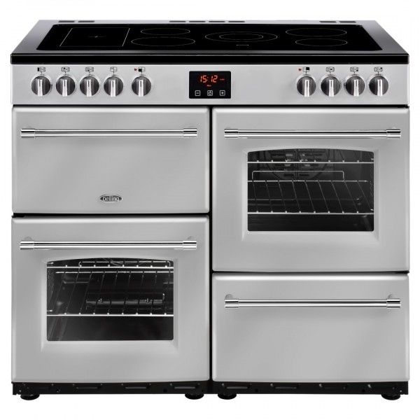 Belling Farmhouse 100E Sil Electric Range Cooker
