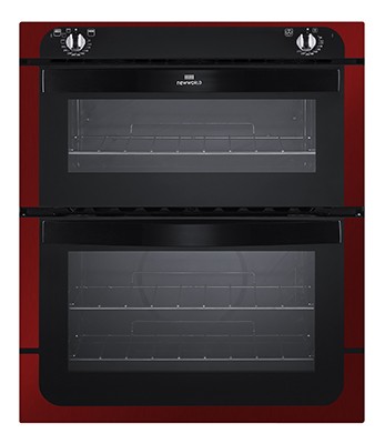 New World NW701DO MET RED Double Oven Electric