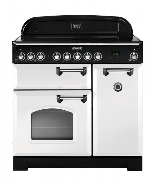 Rangemaster Classic Deluxe 90CER White 114270 Electric Range Cooker