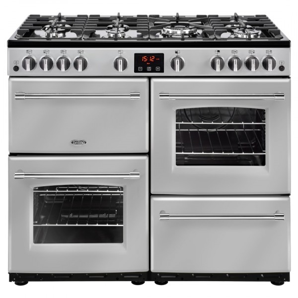 Belling Farmhouse 100G Sil Gas Range Cooker