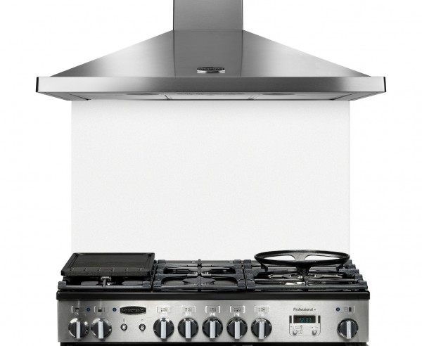 Rangemaster 10752 UNBSP899MW 90CM GLASS MET WHITE SPLASHBACKS