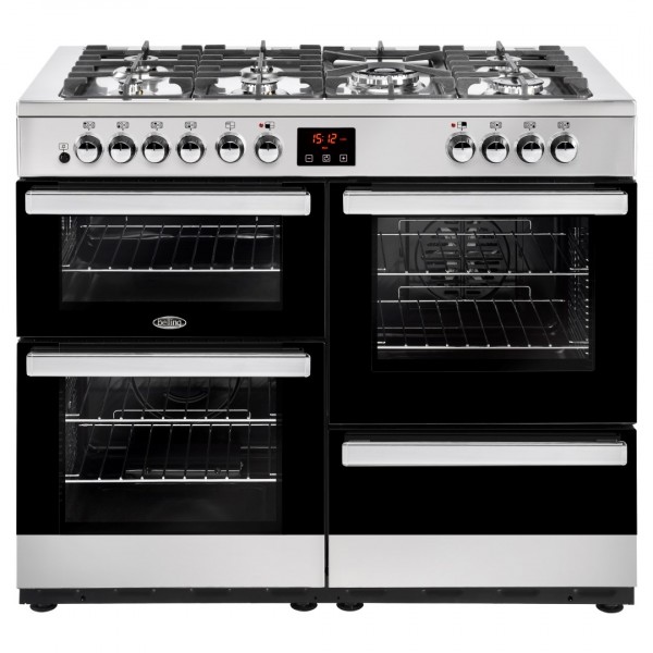 Belling Cookcentre 110Dft SS Dual Fuel Range Cooker
