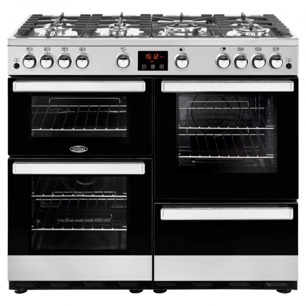 Belling Cookcentre 100G SS Gas Range Cooker