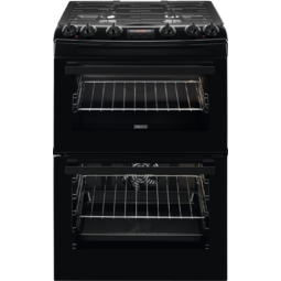 Zanussi ZCK66350BA Dual Fuel Cooker