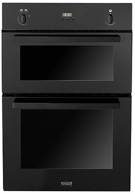 Stoves SGB900PS Blk Double Oven Gas