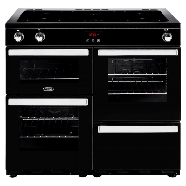 Belling Cookcentre 100Ei Blk Electric Range Cooker