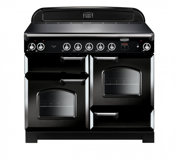 Rangemaster Classic 110IND Black Chrome 117030 Electric Range Cooker