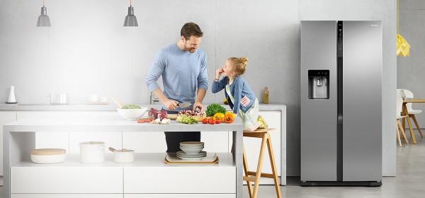 Panasonic NR-BS53VX3-B American Style Fridge Freezer