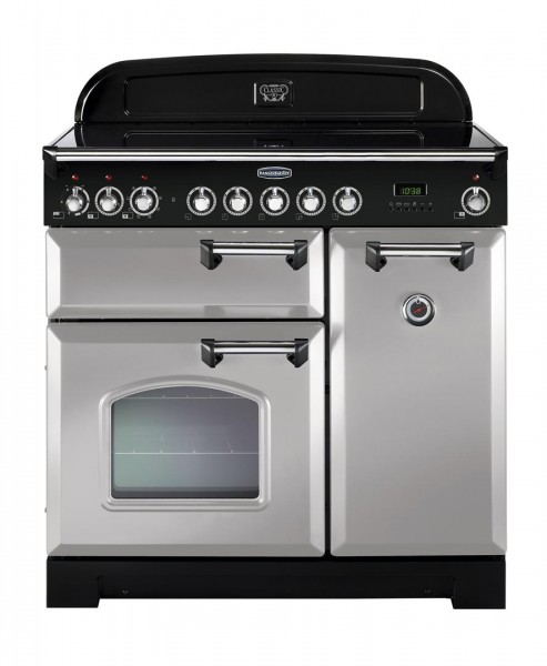 Rangemaster Classic Deluxe 90IND Royal Pearl 100620 Electric Range Cooker