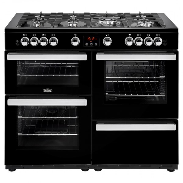 Belling Appliances Ltd Cookcentre 110G Blk Gas Range Cooker