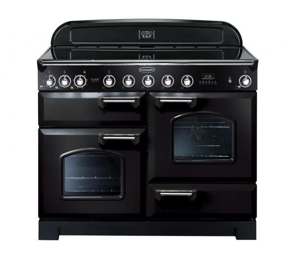 Rangemaster Classic Deluxe 110IND Black 90380 Electric Range Cooker