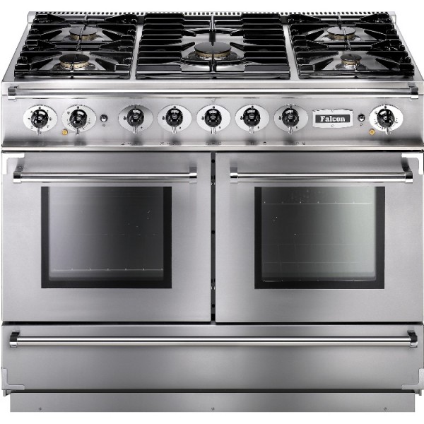 Falcon 1092 DX DF SS Chrome 76870 Dual Fuel Range Cooker