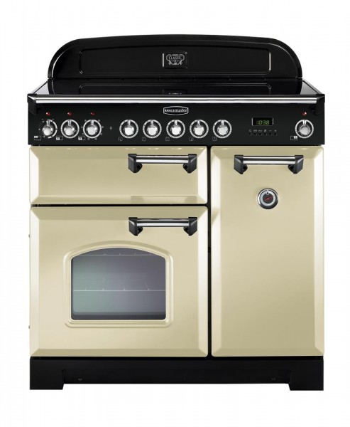 Rangemaster Classic Deluxe 90CER Cream 81640 Electric Range Cooker