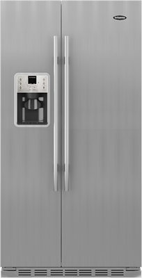 Britannia FF-MONTANA-S Stainless Steel American Style Fridge Freezer