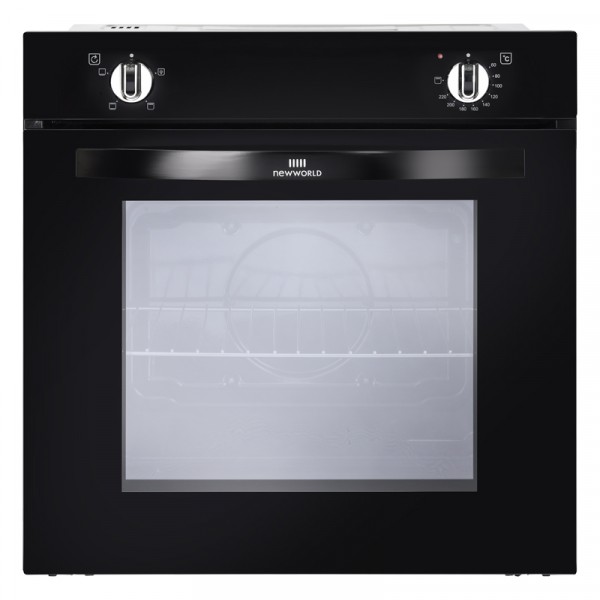 New World NW602V BLK Single Oven Electric