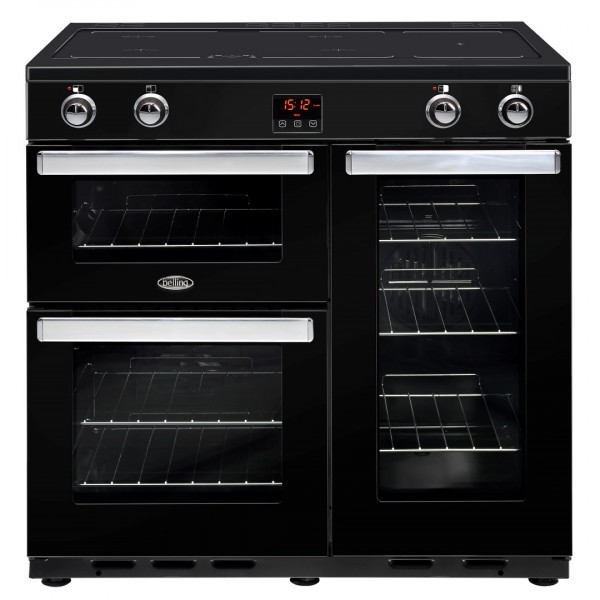 Belling Appliances Ltd Cookcentre 90Ei Blk Electric Range Cooker