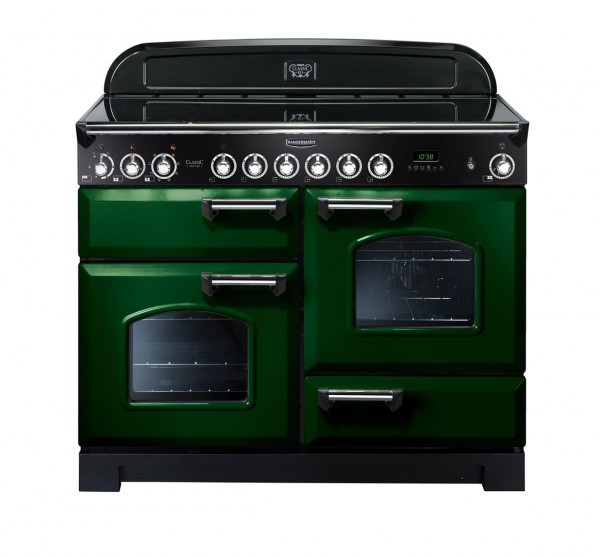 Rangemaster Classic Deluxe 110CER Green 114110 Electric Range Cooker