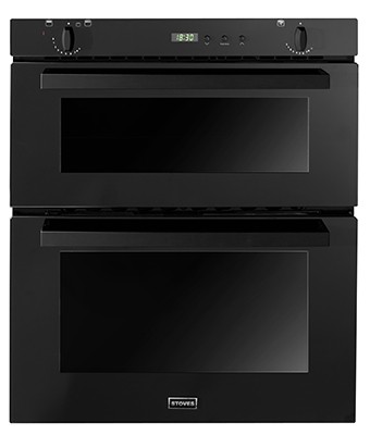 Stoves SGB700PS Blk Double Oven Gas