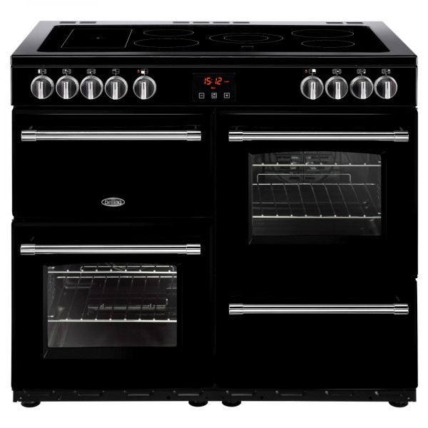 Belling Appliances Ltd Farmhouse 100E Blk Electric Range Cooker