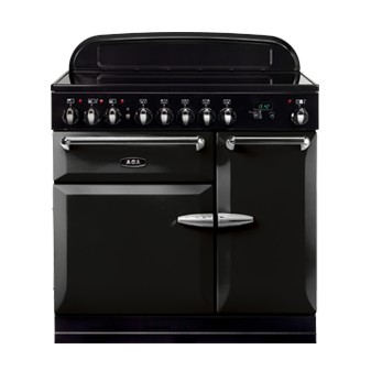 AGA Masterchef 90 IND Black Electric Range Cooker