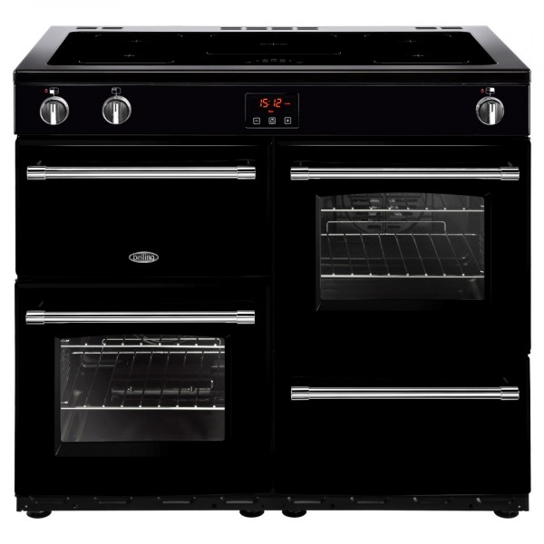 Belling Appliances Ltd Farmhouse 100Ei Blk Electric Range Cooker