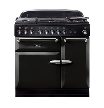 AGA Masterchef 90 DF Black Dual Fuel Range Cooker
