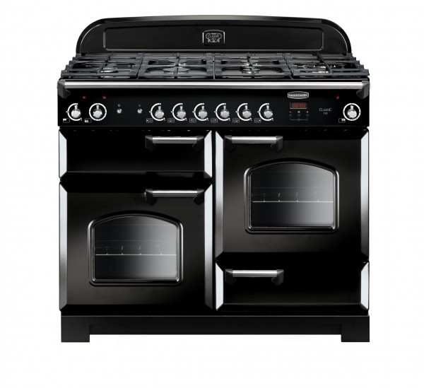 Rangemaster Classic 110G Black 116660 Gas Range Cooker