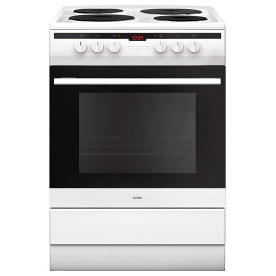 Amica 608EE2TAW Whi Electric Cooker