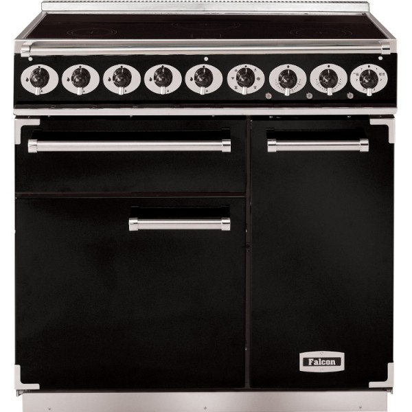 Falcon 900 DX IND Black Chrome 81800 Electric Range Cooker