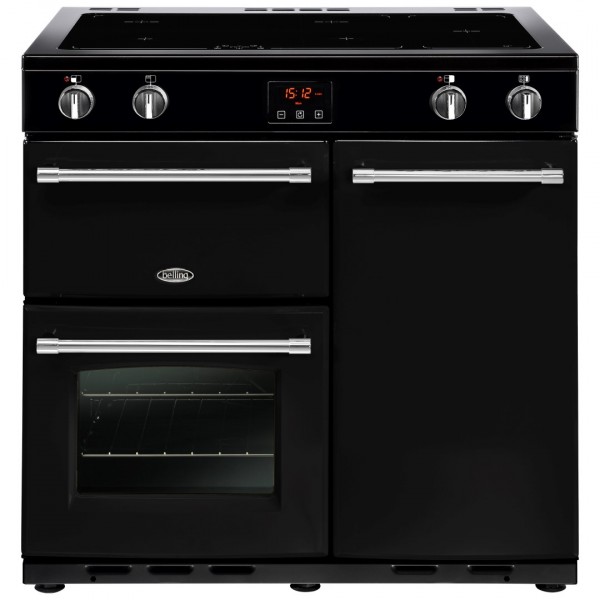 Belling Appliances Ltd Farmhouse 90Ei Blk Electric Range Cooker