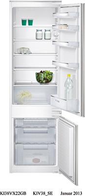 Siemens KI38VX22GB Integrated Fridge Freezer