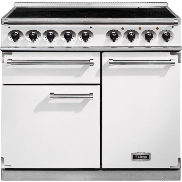 Falcon 1000 DX IND Fawn Nickel 115380 Electric Range Cooker