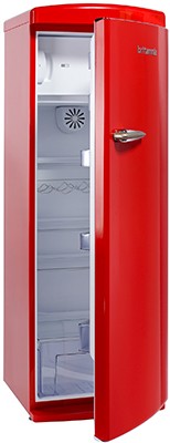 Britannia BREEZE FRIDGE RED Fridge With Ice Box