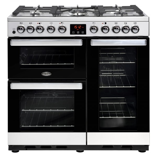 Belling Appliances Ltd Cookcentre DX 90Dft SS Dual Fuel Range Cooker